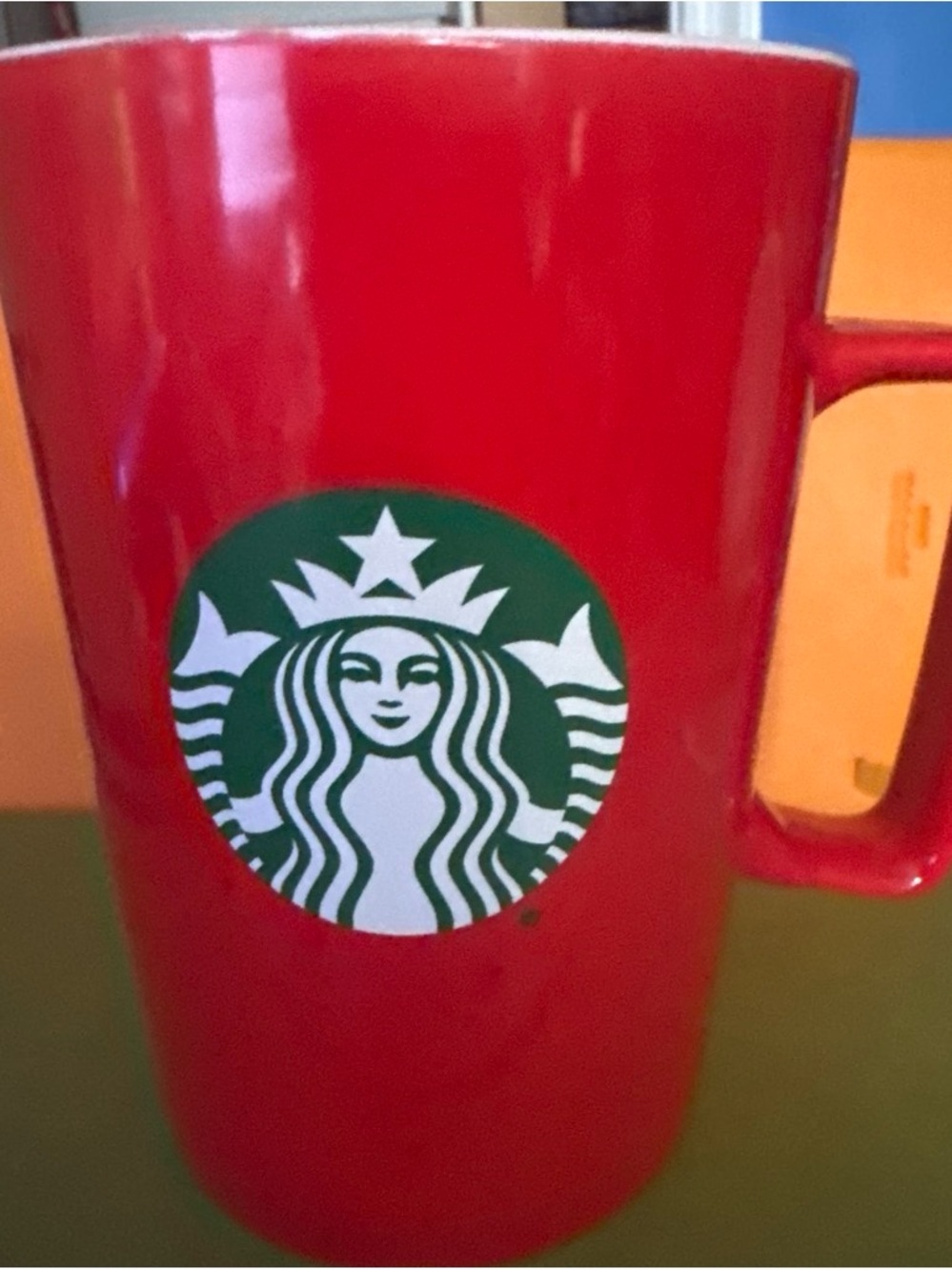 Starbucks Red Siren Logo Ceramic Mug